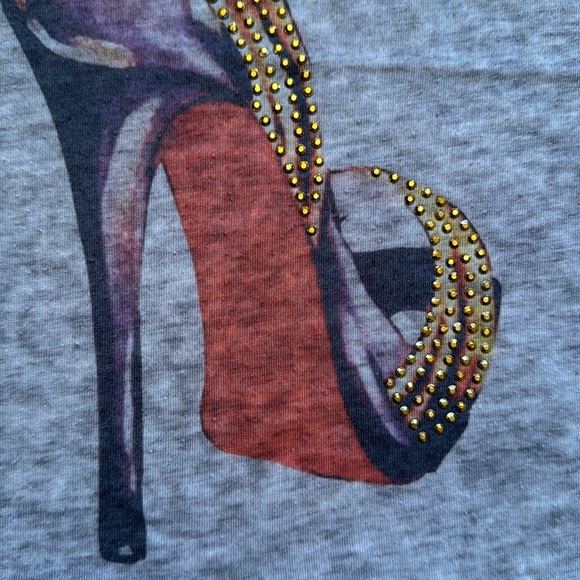 ⭐️ SPARKLE BY STOOPHER Gray tank top, Size 5/6 - Picture 3 of 5